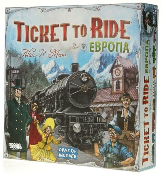 Настольная игра Билет на поезд Европа (Ticket to Ride)
